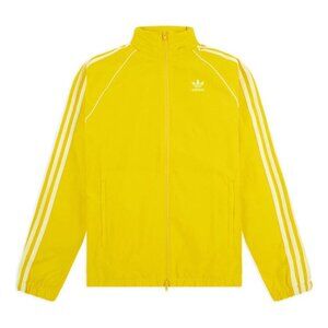 NWT ADIDAS ORIGINALS Windbreaker Jacket Neon Yellow, Size L